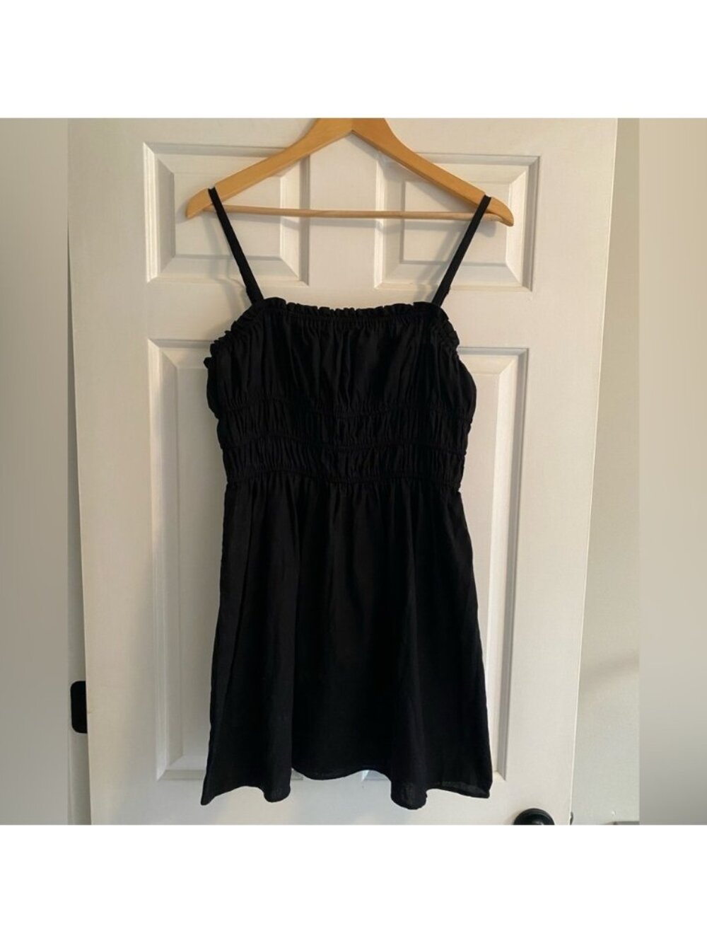 Wild Fable Black Spaghetti Strap Sundress Size M